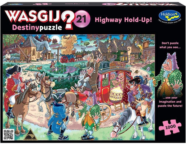 Holdson - Wasgij Destiny 21 Highway Hold-up Jigsaw Puzzle (1000 Pieces)