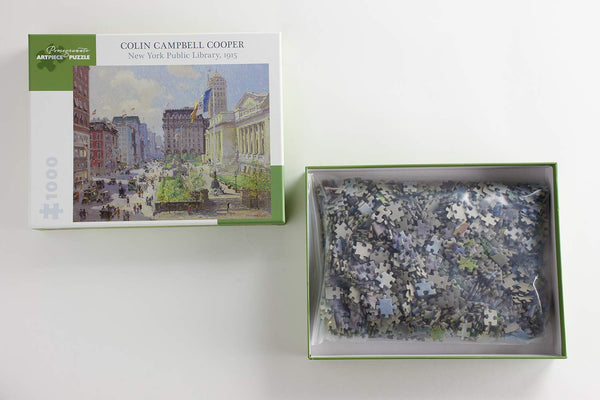 Pomegranate - Ny Public Library by Colin C. Cooper Jigsaw Puzzle (1000 Pieces)