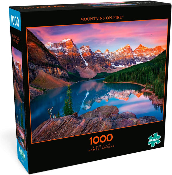Buffalo Games - Photography - Mountains on Fire - 1000 Piece Jigsaw Puzzle