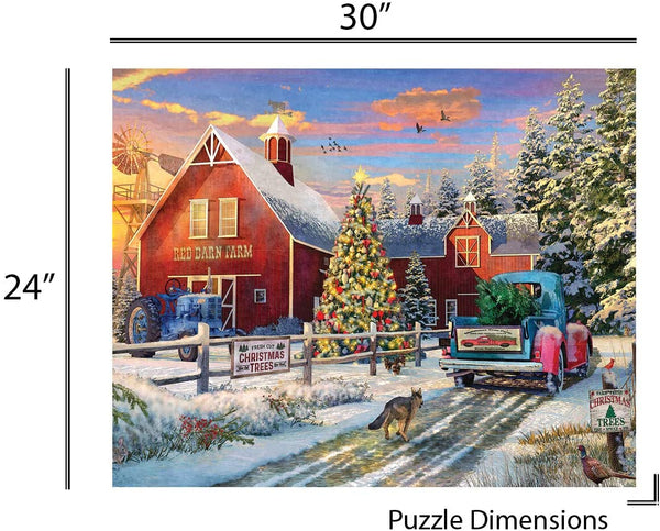 Springbok Red Barn Farms - 1000 Piece Jigsaw Puzzle - Large 30
