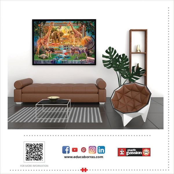Educa - Savana Coming To Life Jigsaw Puzzle (4000 Pieces)