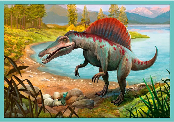 Trefl - Meet All The Dinosaurs 10-in-1 (from 20 to 48 pieces) Jigsaw Puzzle (329 Pieces)