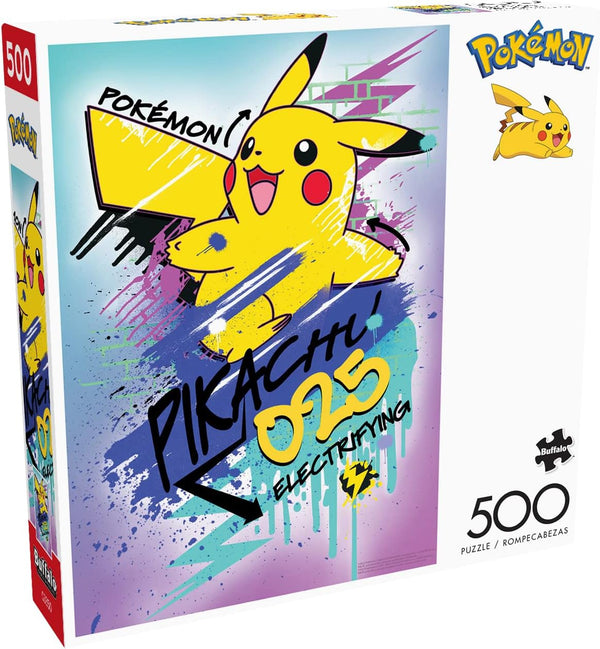Buffalo Games - Pokemon - Electrifying - 500 Piece Jigsaw Puzzle