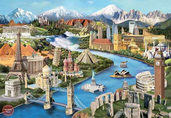 Anatolian - Popular Landmarks Jigsaw Puzzle (2000 Pieces)