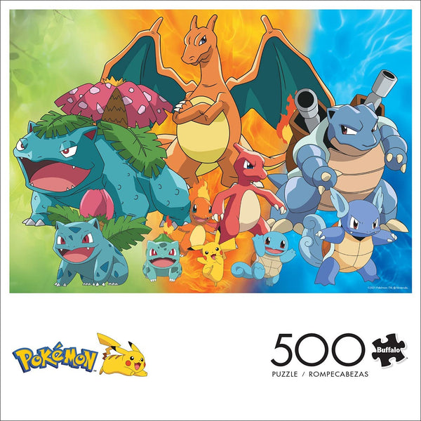 Buffalo Games - Pokemon - Kanto Region Evolutions - 500 Piece Jigsaw Puzzle