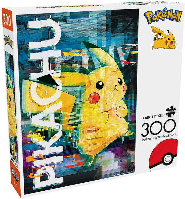 Buffalo Games - Pokemon - Pikachu Distortion - 300 Large Piece Jigsaw Puzzle