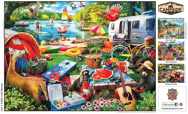 Masterpieces - Campside - Little Rascals EZ Grip Jigsaw Puzzle (300 Pieces)