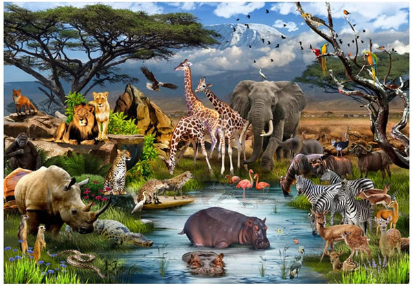 Funbox - Dreaming of Africa Jigsaw Puzzle (1000 Pieces)