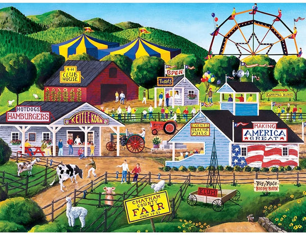 Masterpieces - Family Hour Summer Carnival Ez Grip Jigsaw Puzzle (400 Pieces)