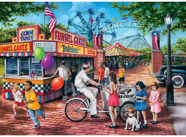 Masterpieces - Childhood Dreams - Summer Carnival Jigsaw Puzzle (1000 Pieces)