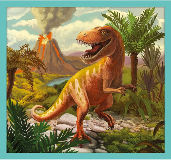 Trefl - Meet All The Dinosaurs 10-in-1 (from 20 to 48 pieces) Jigsaw Puzzle (329 Pieces)
