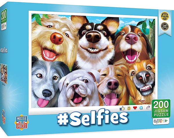 Masterpieces - Selfies - Goofy Grins Jigsaw Puzzle (200 Pieces)