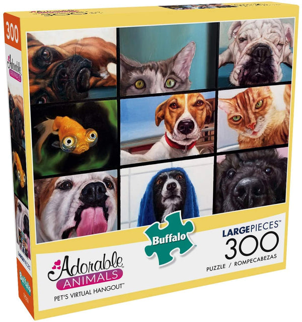Buffalo Games - Pet's Virtual Hangout - 300 Large Piece Jigsaw Puzzle