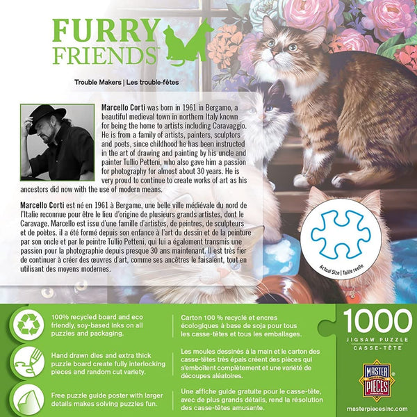 Masterpieces - Furry Friends Trouble Makers Jigsaw Puzzle (1000 Pieces)