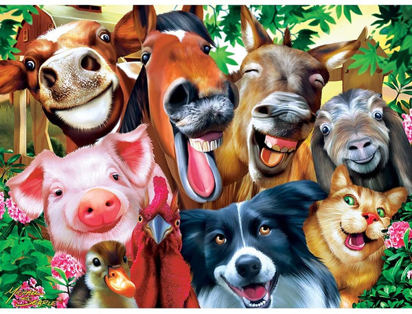 Masterpieces - Selfies - Barnyard Besties Jigsaw Puzzle (200 Pieces)