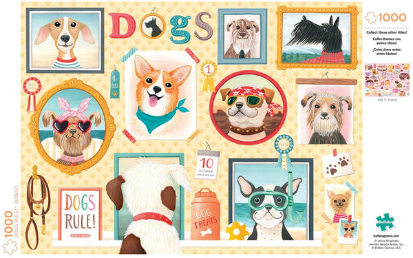 Buffalo Games - Dogs Rule - 1000 Piece Jigsaw Puzzle