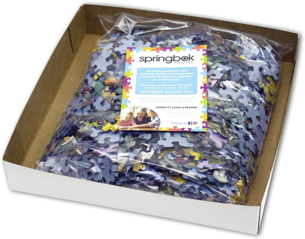 Springbok Puzzles - Mountain View Chapel - 36 Piece Jigsaw Puzzle - Large 23.5 Inches by 18 Inches Puzzle - Made in USA - Unique Cut Interlocking Pieces