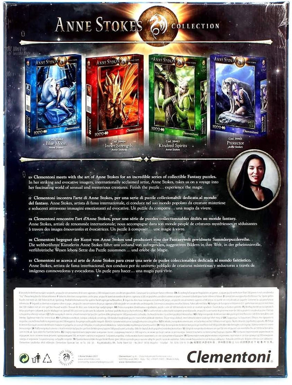 Clementoni - Anne Stokes - Blue Moon Jigsaw Puzzle (1000 Pieces) 39462