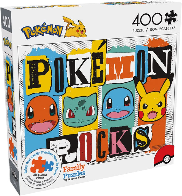 Buffalo Games - Pokemon Rocks - 400 Piece Jigsaw Puzzle