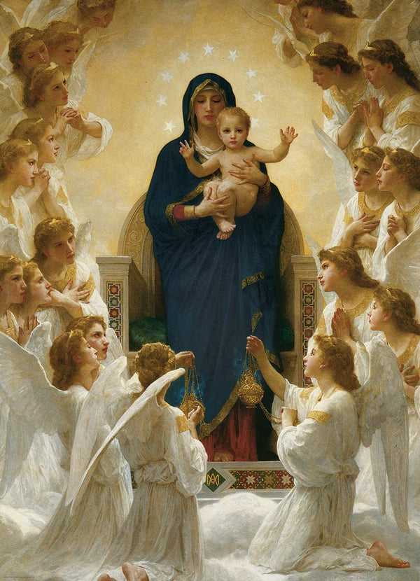 EuroGraphics Virgin with Angels by William Adolphe Bouguereau 1000-Piece Puzzle