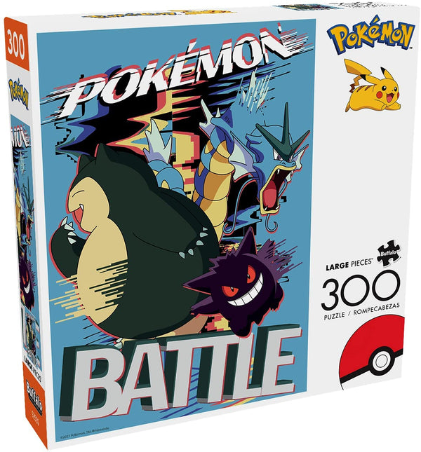 Buffalo Games - Pokemon - Pokemon Battle Distortion - 300 Large Piece Jigsaw Puzzle