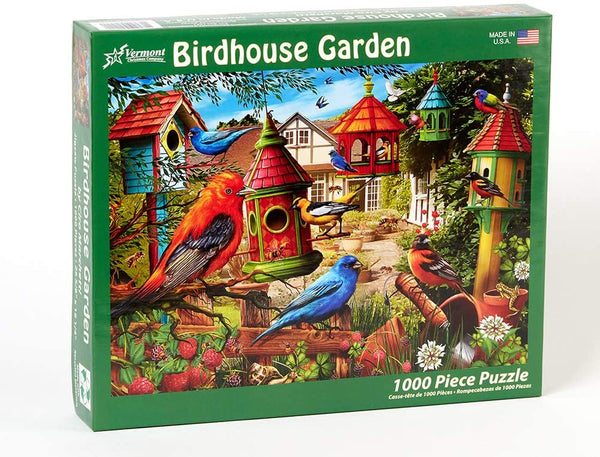 Vermont Christmas Company Birdhouse Garden Jigsaw Puzzle 1000 Piece
