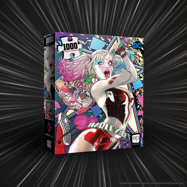 Harley Quinn Die Laughing 1000 Piece Jigsaw Puzzle Officially Licensed DC Comics Merchandise