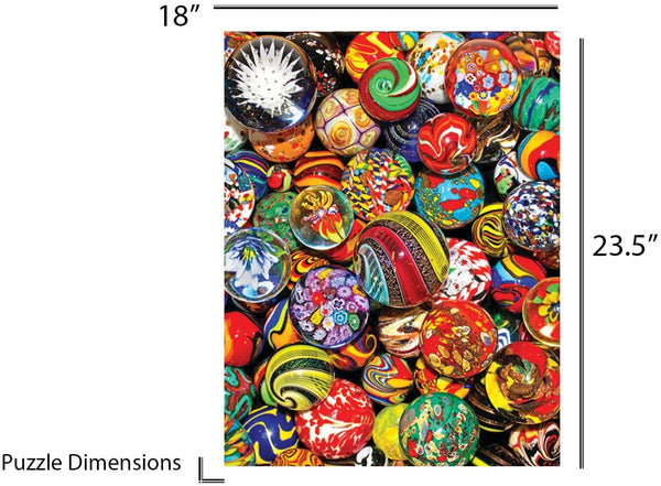Springbok Puzzles Marble Madness Jigsaw Puzzle (500 Piece)