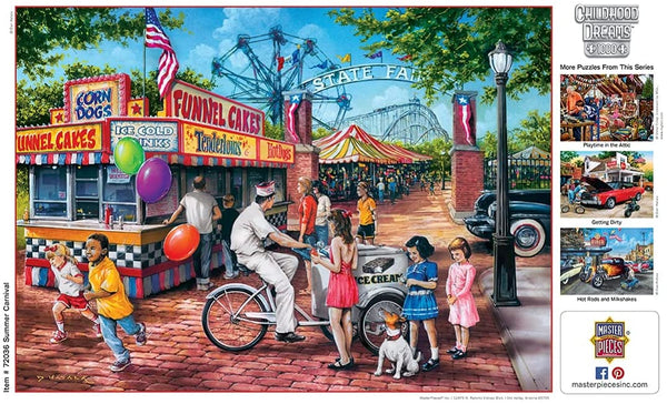 Masterpieces - Childhood Dreams - Summer Carnival Jigsaw Puzzle (1000 Pieces)
