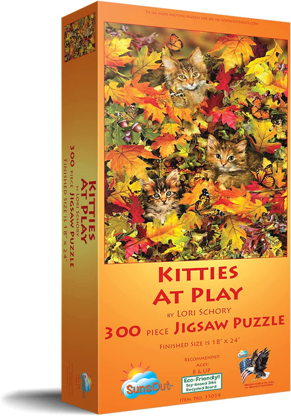 Sunsout - Kitties at Play XL Jigsaw Puzzle (300 Pieces)