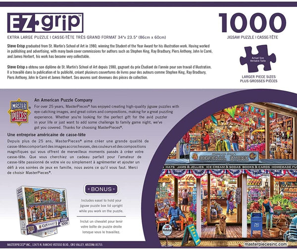 Masterpieces - Cutaway Hometown Market Ez Grip Jigsaw Puzzle (1000 Pieces)