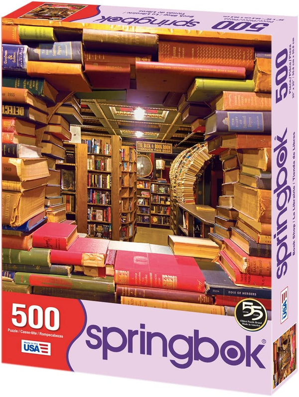 Springbok - Book Shop Jigsaw Puzzle (500 Piece)