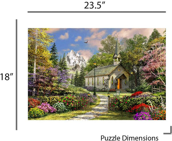 Springbok Mountain View Chapel - 500 Piece Puzzle - Large 19