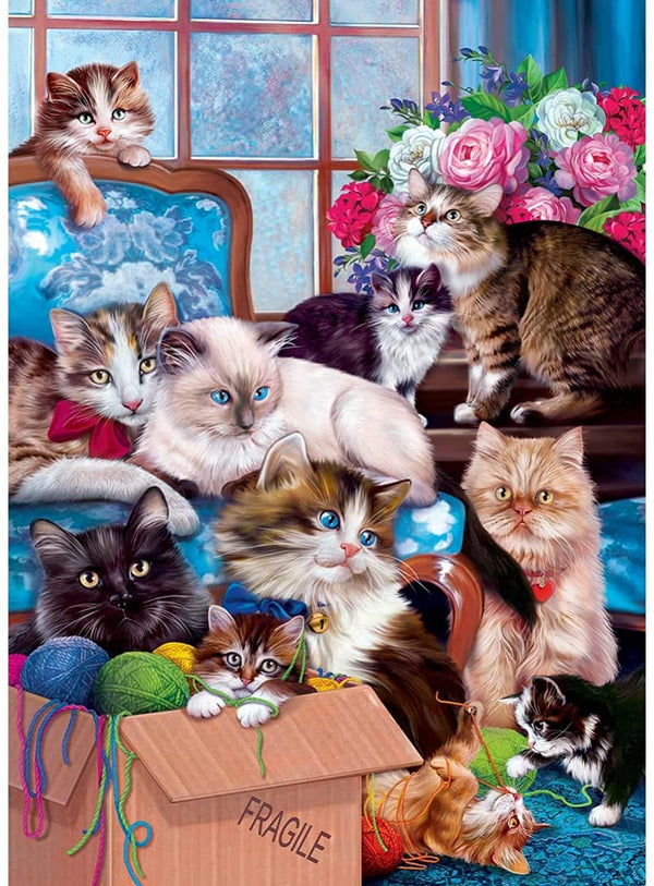 Masterpieces - Furry Friends Trouble Makers Jigsaw Puzzle (1000 Pieces)