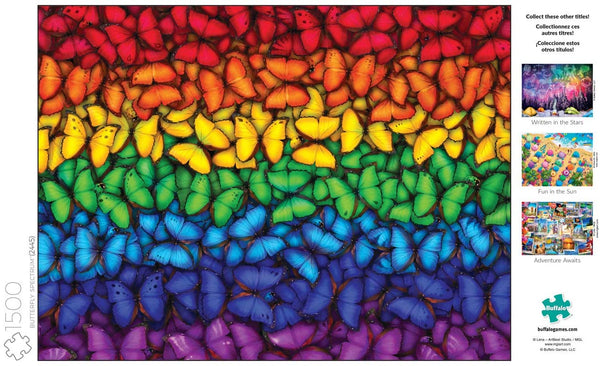 Buffalo Games - Butterfly Spectrum - 1500 Piece Jigsaw Puzzle