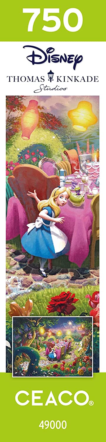 Ceaco - Thomas Kinkade - Disney - Mad Hatter Tea Party - 750 Piece Jigsaw Puzzle