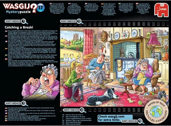 Holdson - Wasgij Mystery 17 Catch Break Jigsaw Puzzle (1000 Pieces)