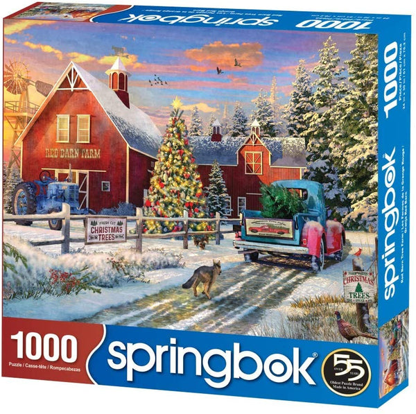 Springbok Red Barn Farms - 1000 Piece Jigsaw Puzzle - Large 30