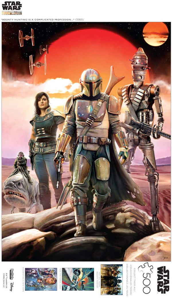 Star Wars - The Mandalorian - Bounty Hunting is A Complicated Profession - 500 Piece Jigsaw Puzzle