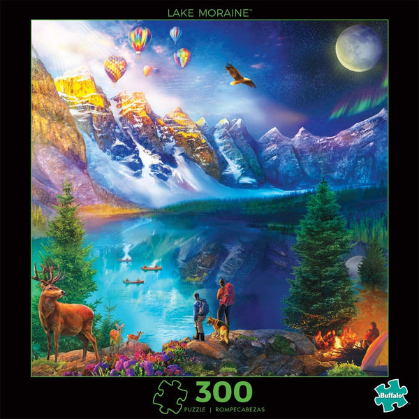 Buffalo Games - Lake Moraine Journey - 300 Large Piece Jigsaw Puzzle