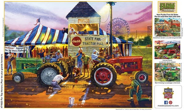 Masterpieces - Farm and Country - For Top Honors Jigsaw Puzzle (1000 Pieces)