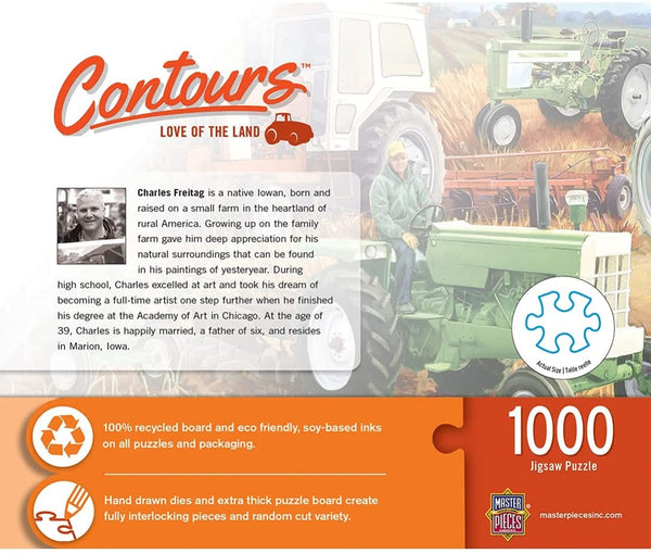 Masterpieces - Contours Shaped - Tractor Shape Jigsaw Puzzle (1000 Pieces)