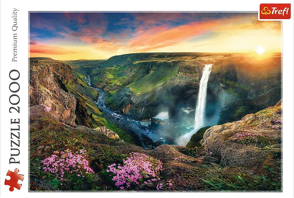 Trefl - Haifoss Waterfall, Iceland Jigsaw Puzzle (2000 Pieces)