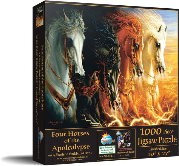 Sunsout - 4 Horses Of Apocalypse Jigsaw Puzzle (1000 Pieces)