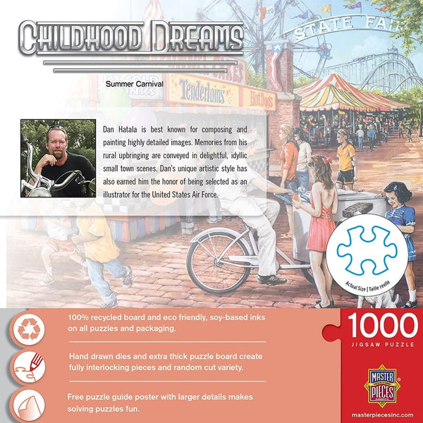 Masterpieces - Childhood Dreams - Summer Carnival Jigsaw Puzzle (1000 Pieces)