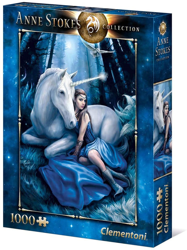Clementoni - Anne Stokes - Blue Moon Jigsaw Puzzle (1000 Pieces) 39462