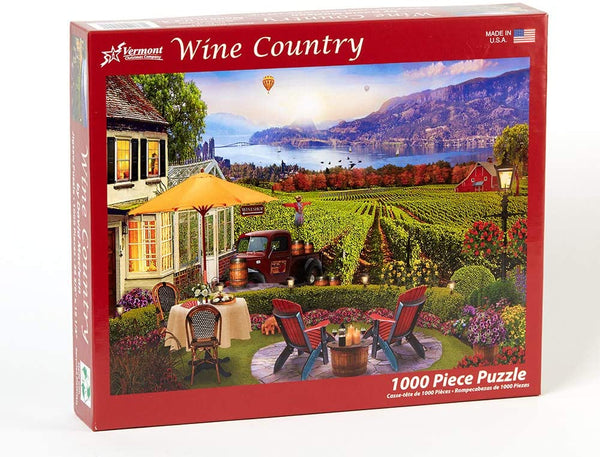 Vermont Christmas Company Wine Country Jigsaw Puzzle 1000 Piece