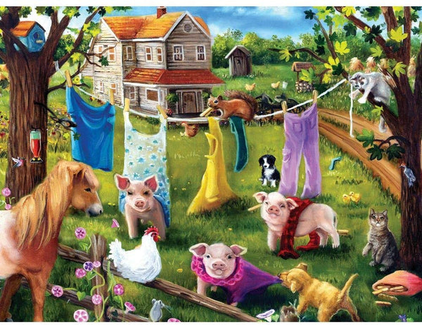 Bits and Pieces - Fashion Show 1000 Piece Jigsaw Puzzles for Adults - Each Puzzle Measures 20 Inch x 27 Inch - 1000 pc Jigsaws by Artist Brooke Faulder