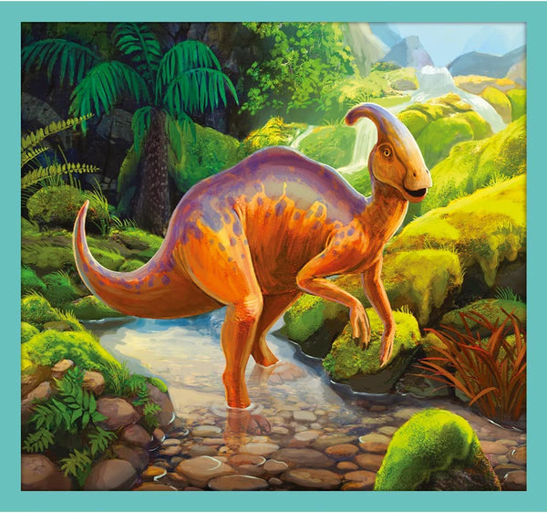Trefl - Meet All The Dinosaurs 10-in-1 (from 20 to 48 pieces) Jigsaw Puzzle (329 Pieces)