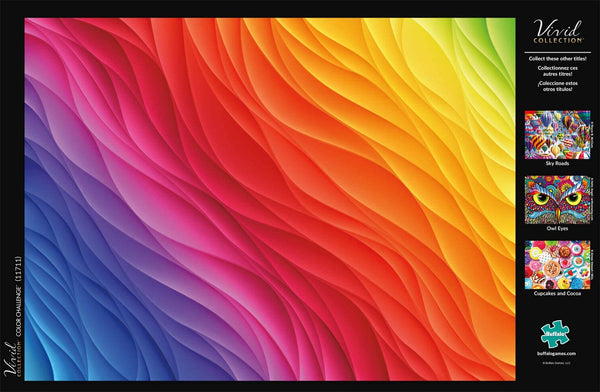 Buffalo Games - Vivid Collection - Color Challenge - 1000 Piece Jigsaw Puzzle